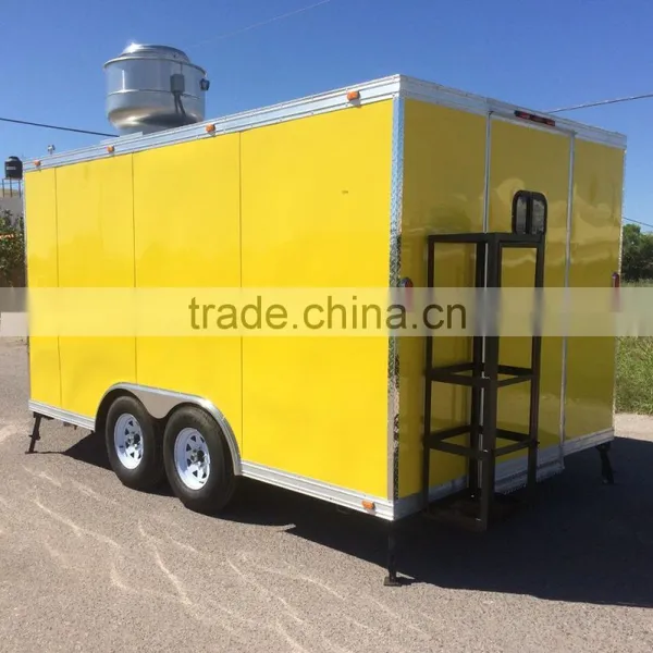 16' X 8.5' NEW FOOD VENDING TRAILER CATERING CONCESSION BBQ FULLY EQUIPPED FOR SALE photo-4