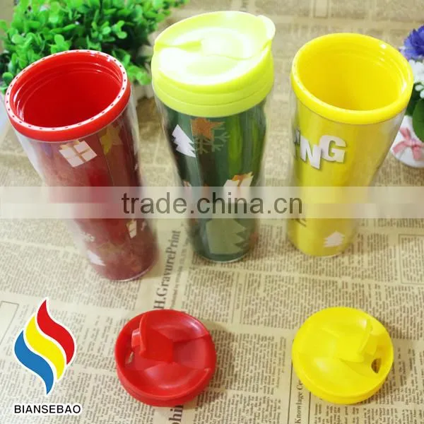 160z Double-wall Plastic Travel Mug With DIY Paper Insert photo-5