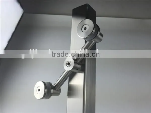 Stainless Steel Square Glass Balustrade/Flat End Balustrade For Glass photo-4