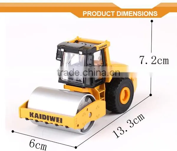 Alloy Mini Road Roller Scale Model 1:50 Diecast Model Car photo-5