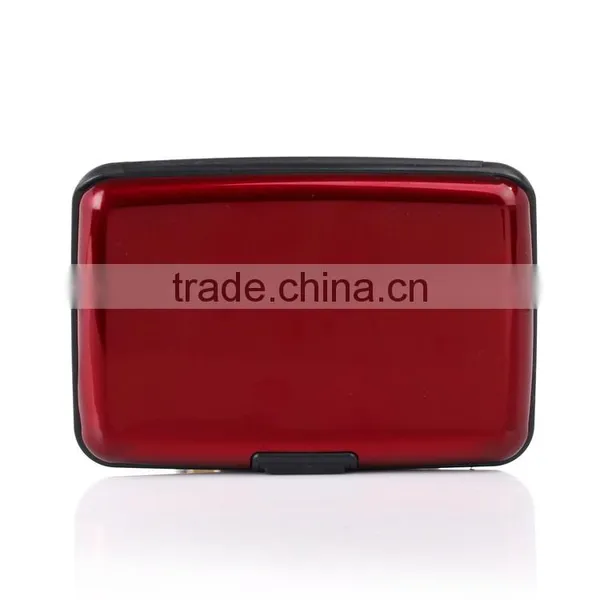 Wonder Colorful Business New Aluminum ID Credit Card Wallet Case Holder Metal photo-2