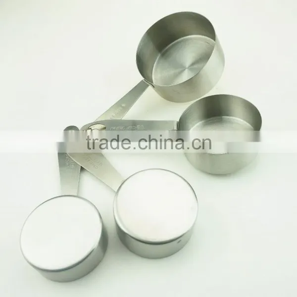42136 4pcs Stainless Steel Nesting Measuring Cups and Spoons Set photo-4