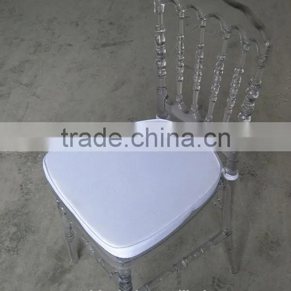 Wholesale Clear Resin Wedding Party Renal Crystal Clear Wedding Chair photo-3