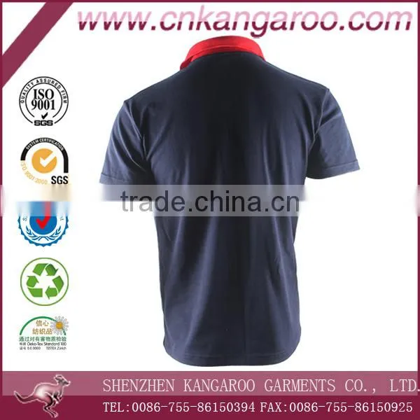 2016 Black Cotton Mens Polo Shirt photo-6