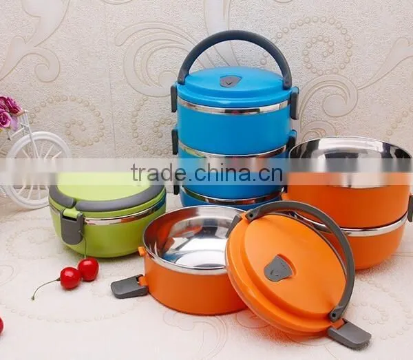 Round Stainless Steel and PP Material Food Container With Competitive Price photo-6
