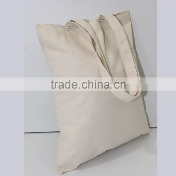New Products 2017  India High Quality Cotton Eco Natural Canvas bag for branding