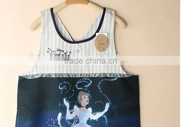 Sleeveless New Laser Printing Have Pocket Aprons photo-2