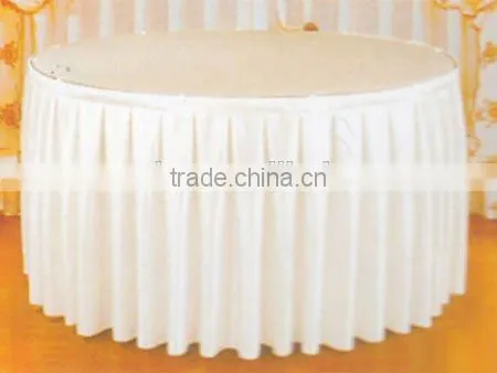 Latest Fashion Satin Table Skirt photo-3