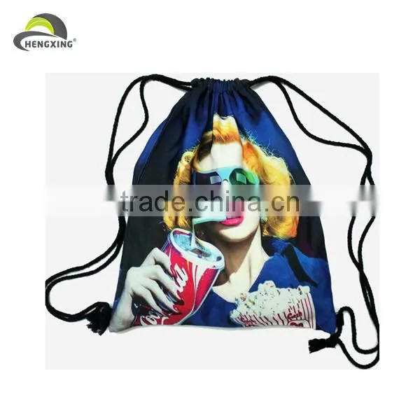 Sublimation Drawstring Bag, Printing Drawstring Bag photo-3