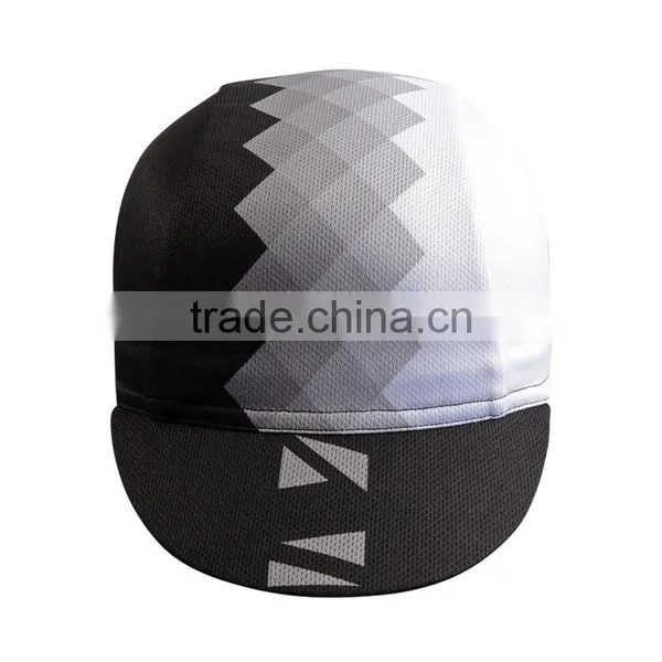 Custom Breathable Bicycle Hat Dry Fit Sublimation Coolmax 100%polyester Blank Cycling Caps Hats Manufacturer photo-3