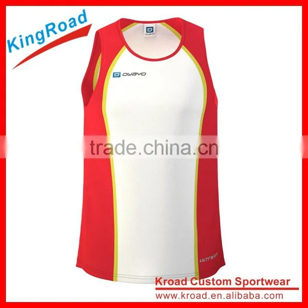 Mens Yoga Tank Tops Running Singlets Plain Custom Gym Vest