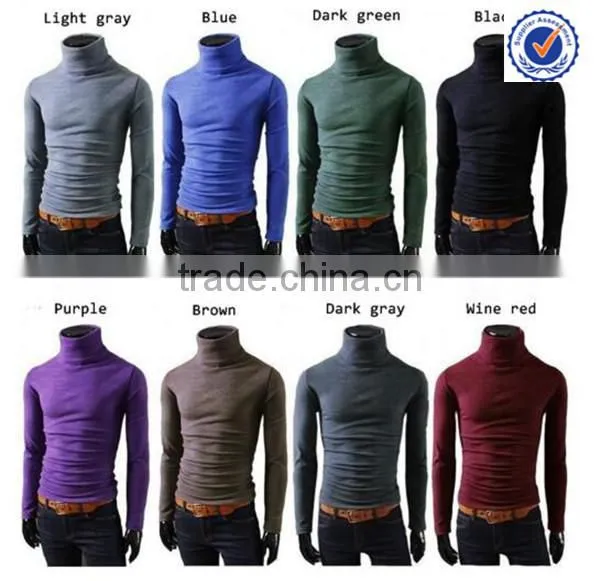 Eco-Friendly Factory Custom Turtleneck Wholesale T-shirts