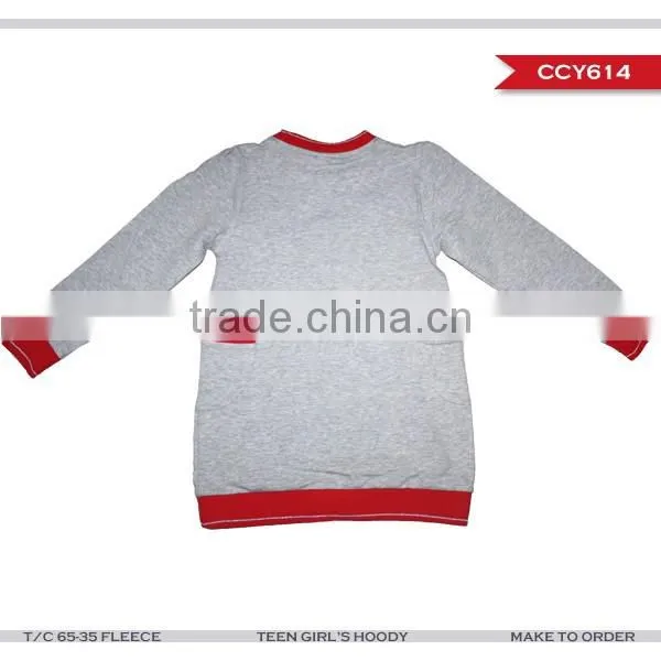 2015 Wholesale Fall/winter T/C Fleece Boutique Girl Sweatshirt Designs photo-3
