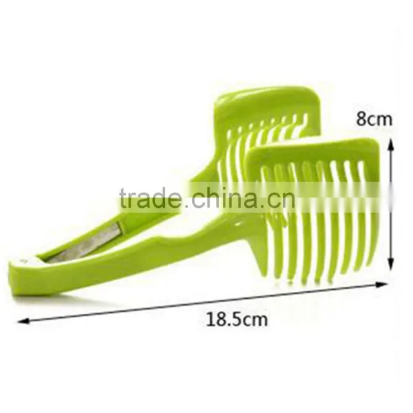 Vegetable Cutter Slicer Tomato Onion Slicer Holder Food-Grade Plastic Fruit Vegetable Cutters Kitchen Gadgets Slice KC1365 photo-6