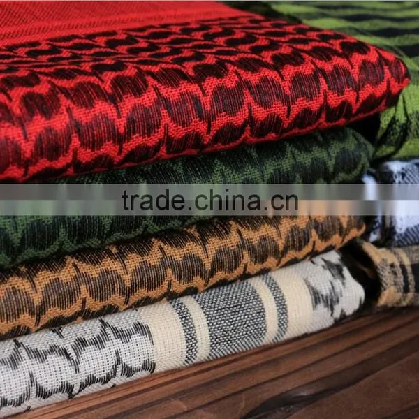 Fashion Outdoor Men Women Cotton Military Windproof Scarf Thicken Muslim Hijab Tactical Arabic Keffiyeh photo-3