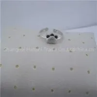 Black Cat Foot Tail Rings SSR029
