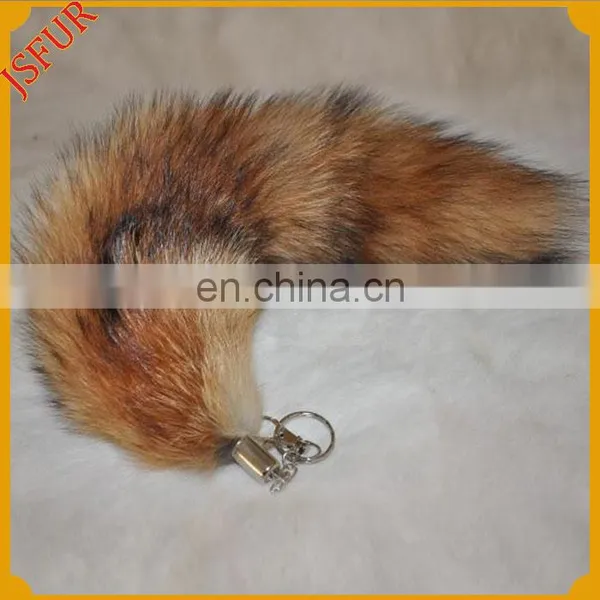 Genuine Fox Fur Accessory For Bag Fur Keychain photo-2