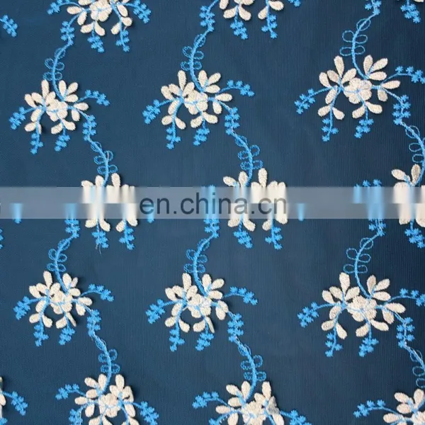 OLF 0155 Elegant 3d Flower Lace Bazin Riche Getzner Fabric for Clothing photo-6