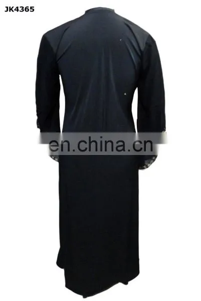 Ladies Islamic Wear US Fashion Abaya / Lycra Stretchable Embroidery Burkha Collection 2017 / Daily Wear Burkha 2017(dubai Abaya) photo-5