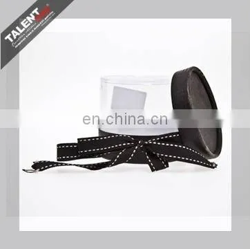 Custom Cylinder Clear PVC Gift Box With Bowknot photo-3