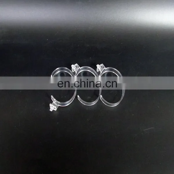High Standard Acrylic Electronics Plastic Watch Display C-ring