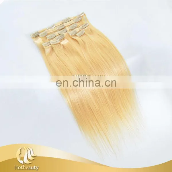 100% Human Clip In Hair Extensions Brazilian Hair Wholesale photo-2