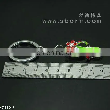 Wholesale Slippers Metal Key Rings Colorful Gadget Key Chain photo-4