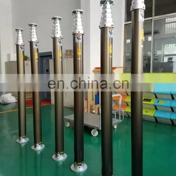 4m OEM Non-locking Pneumatic Telescopic Masts photo-6