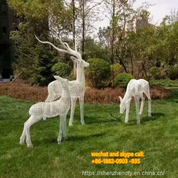 Customized Exquisite Large Stainless Steel Sculpture Public Outdoor Space photo-3