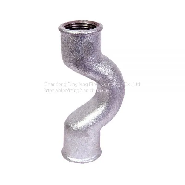 Malleable Iron Pipe Fittings Galvanized Crossover