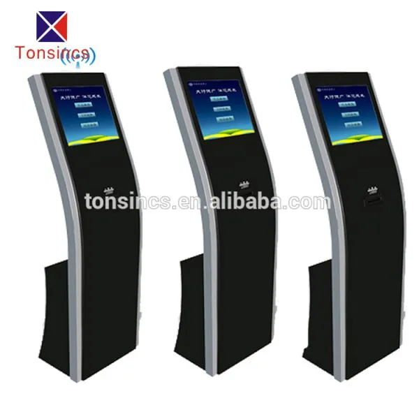 Bank/Hospital/Government17inch 19inch Queue Management System QMS KY114A Floor Stand Ticket Dispenser photo-3