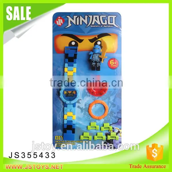 Hot Selling Kids Building Blocks Electronic Watch With Minifigures for Kids photo-6