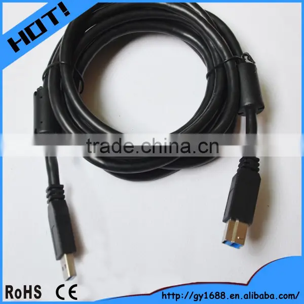 2015 Hot Selling USB A Male to USB 3.0 B Type Male Printer Cable 1m