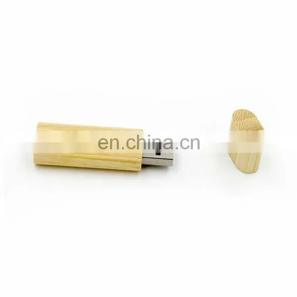 Beauty Round Shape Customize Logo Wooden Usb Flash Drive 16GB photo-3