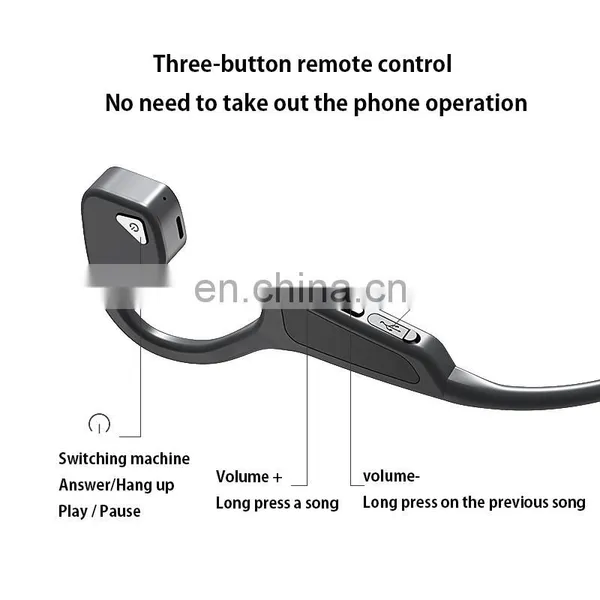 2020 Hot Sales Bone Conduction Headset Wireless Headphone Waterproof Sport Bone Conduction Earphone Factory photo-2
