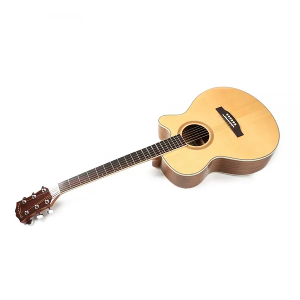 Oriental Cherry Acoustic Guitar W210 40 Inch Guitar Factory OEM Guitar With Wholesale Price photo-2