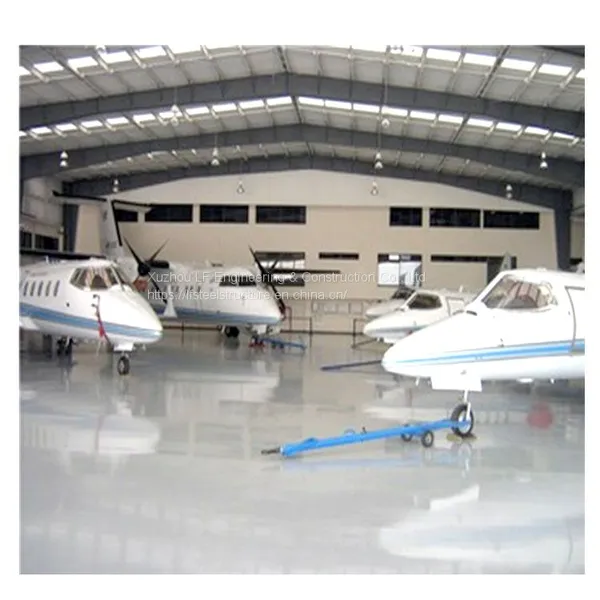 Galvanized Roof Manufacture Space Frame Truss Airport Steel Structure Prefab Airplane Hangar photo-3