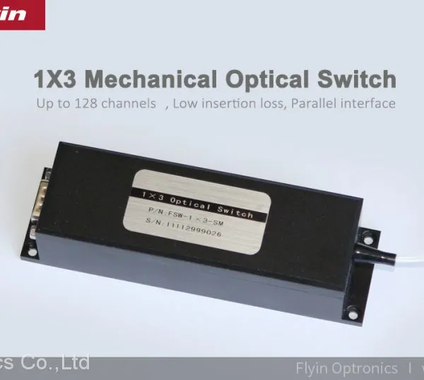 0.25mm 0.9mm Fiber Optic 2x2 Passive Mechanical Optical Switch With SC FC LC ST Connector photo-3
