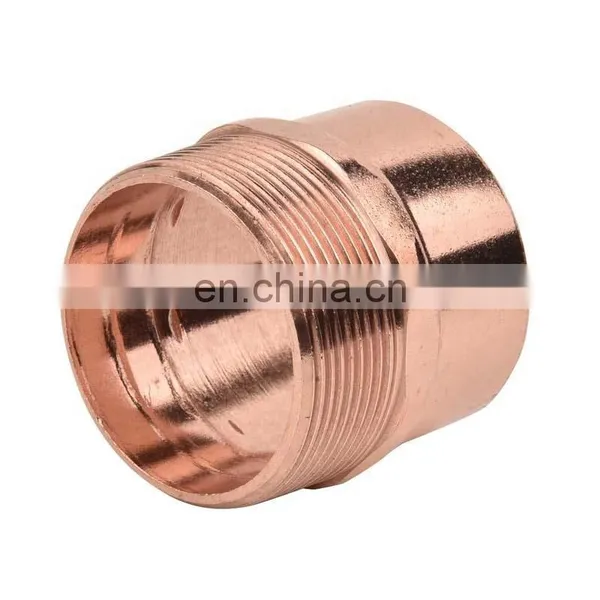 Screw Fittings for Copper Pipe Copper Adapter Copper Fittings Plumbing photo-2