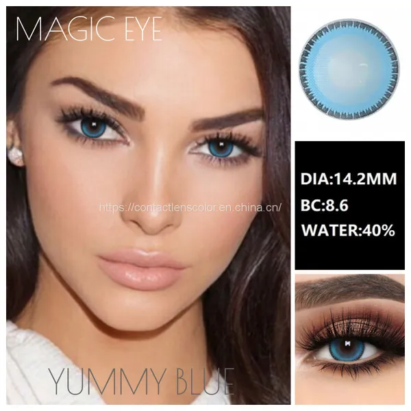 Hallolovely Wholesale Yummy Natural Hidrocor Eye Contact Lens Color photo-4