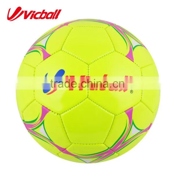 Factory direct machine sewing customized logo printing football ball