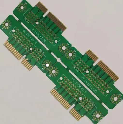 18-слойная многослойная электрическая плата с золотыми контактами  PCB