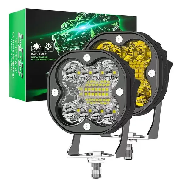 3Inch Led Work Spotlights 12V 24V 66W Headlights for Motorcycles Flood Led Bar Fog Lights for Car Truck 4x4 Off Road SUV ATV photo-5