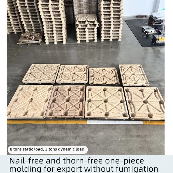Cost-Effective Molded Wood Pallets — Factory Direct Supply — Versatile for Warehousing, Internal Circulation, and Export photo-4