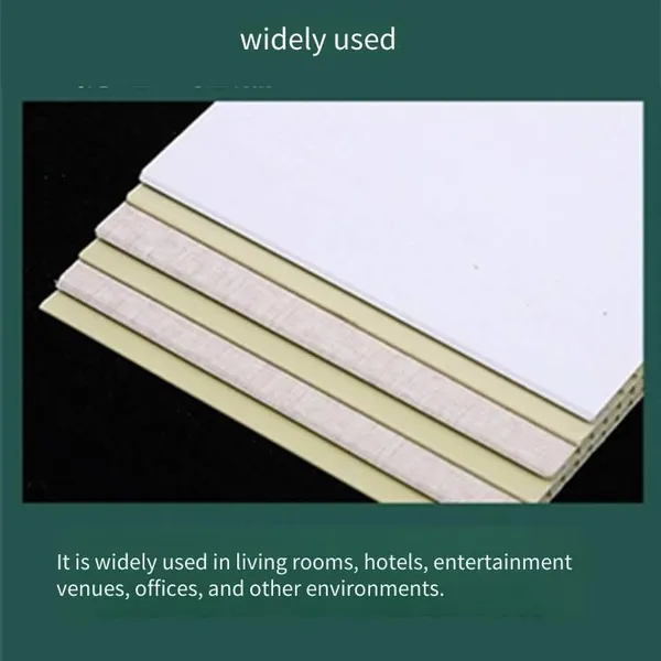 Xindishu Bamboo and Wood Fiber 600mm Integrated Wall Panels, Light Luxury, Environment-friendly and Quick-installation Wall Panels photo-4