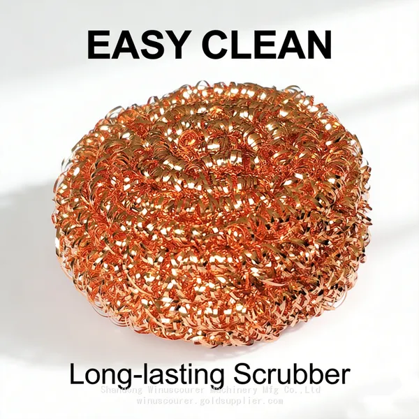 Heatproof High Temperature Resistant Steel Ball Copper Wire Scrubber for Cleaning Ovens, Stoves and BBQ Grills photo-4