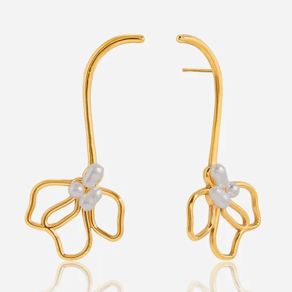 Waterproof Fashion Jewelry Earrings for Women - Stainless Steel Top Ranking Design photo-4