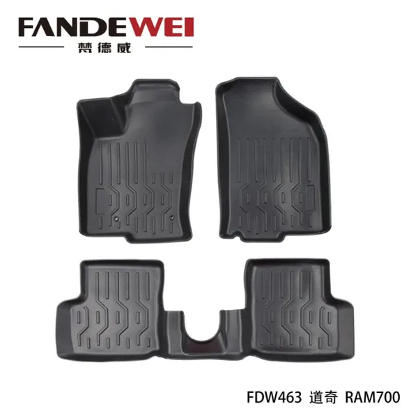 for Dodge Ram 1500 2500 Journey Durango 3D Car Floor Mat Luxury Carpet Easy to Clean Anti-slip Makers Custom All Weather Zero Formaldehyde Waterproof photo-3