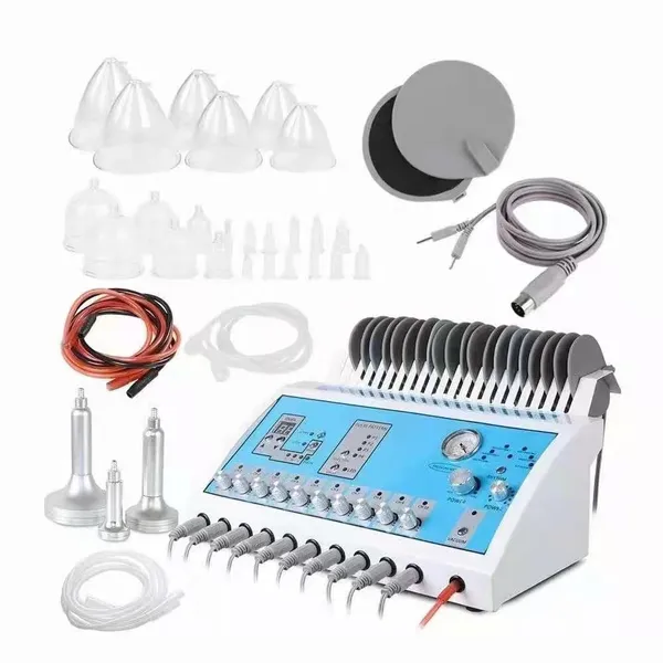 Home Use 2 in 1 EMS Vacuum Cupping Therapy Breast Enlargement Machine for Personal Body Care and Muscle Relaxation