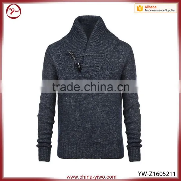 Custom Winter Casual Plain Knitwear Fashion Man Sweater photo-2